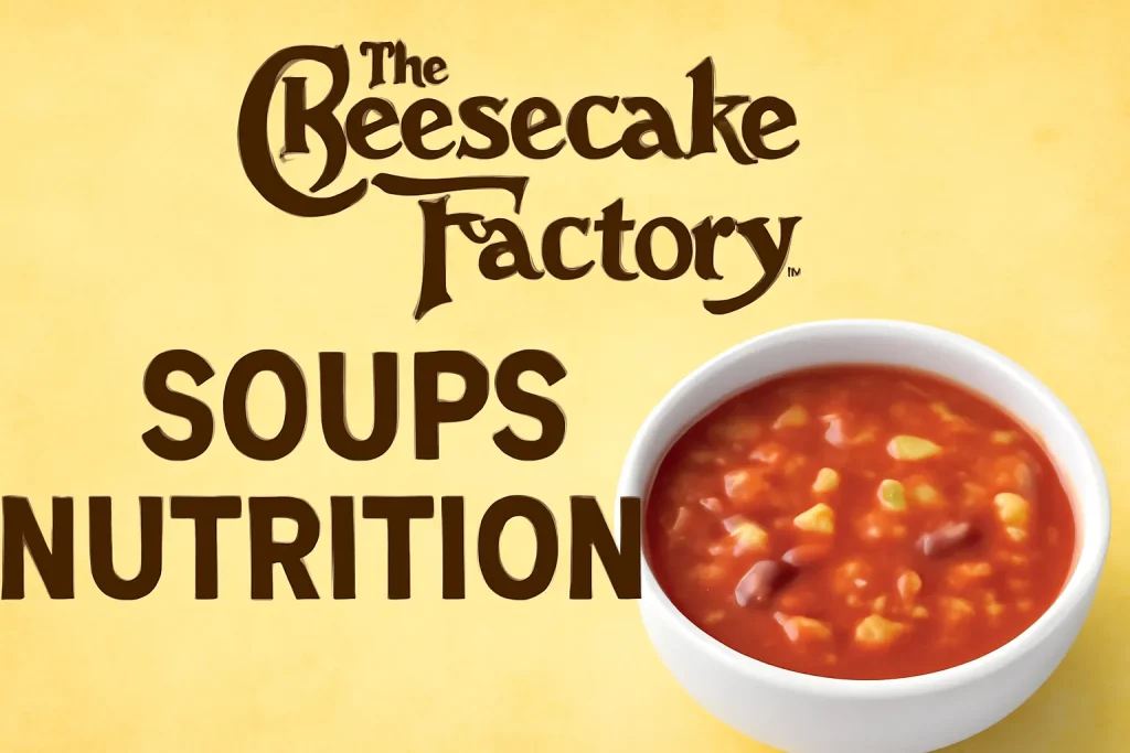 Cheesecake Factory Soups Nutrition